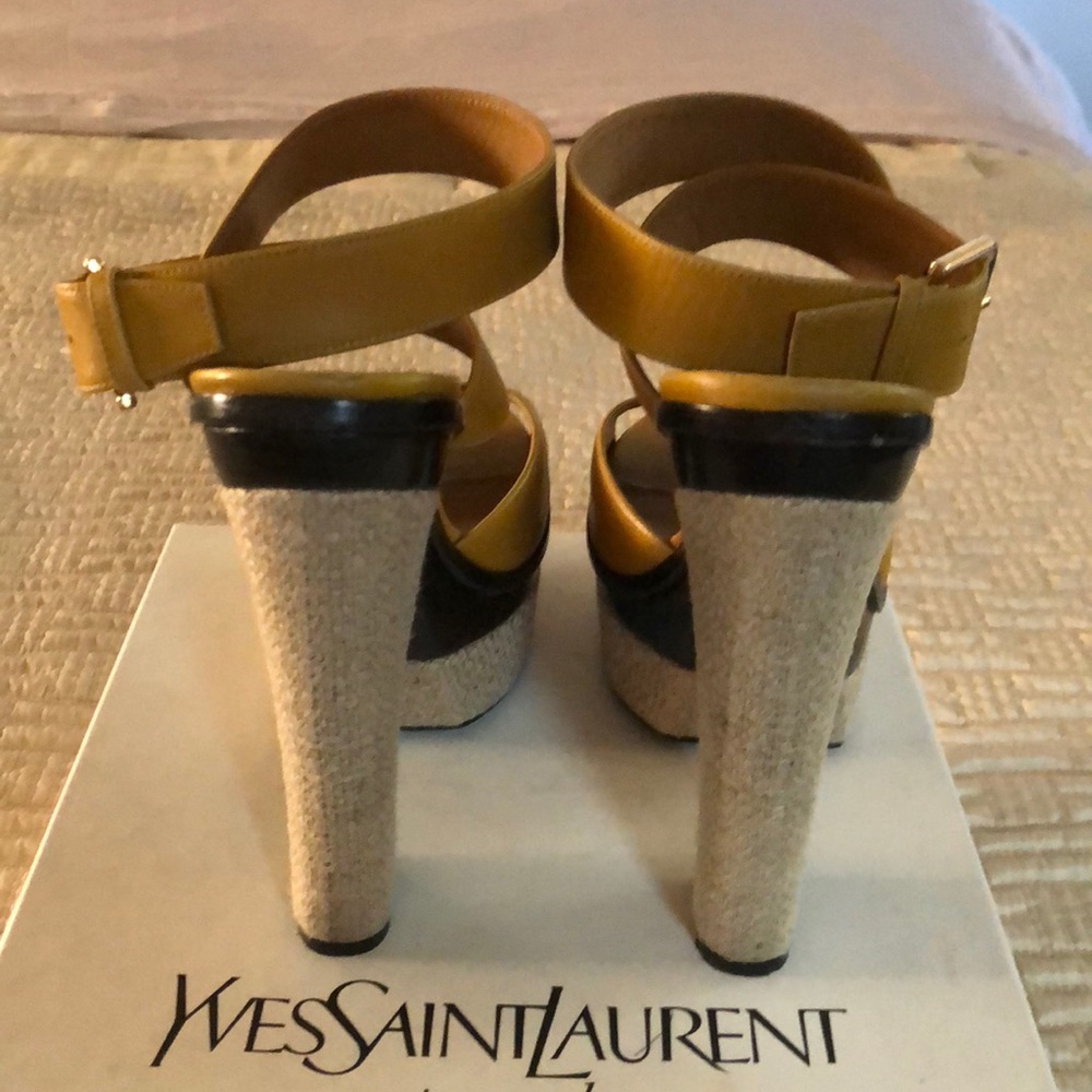 YSL Open Toe Heels - Picture 2 of 8